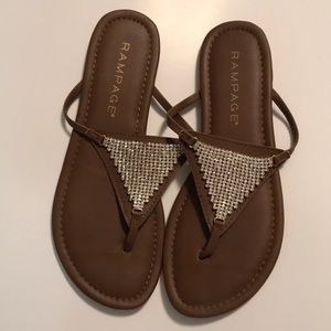 Rampage flip flops / flats